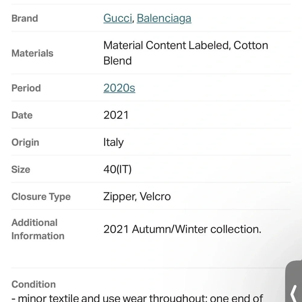 Gucci x Balenciaga the hacker project hooded jacket